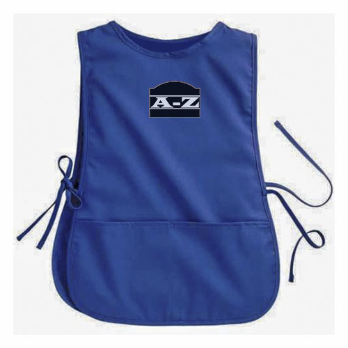 blue cardigan janitorial uniforms